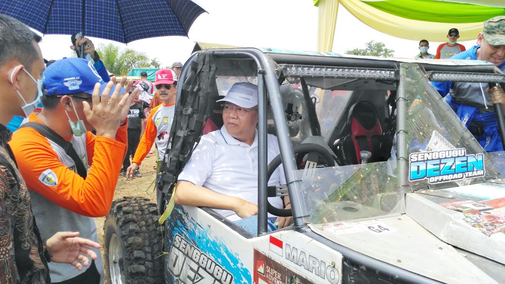 Bengkulu X-treme Challenge Dimulai, Plt Gub Jajal Mobil Offroad