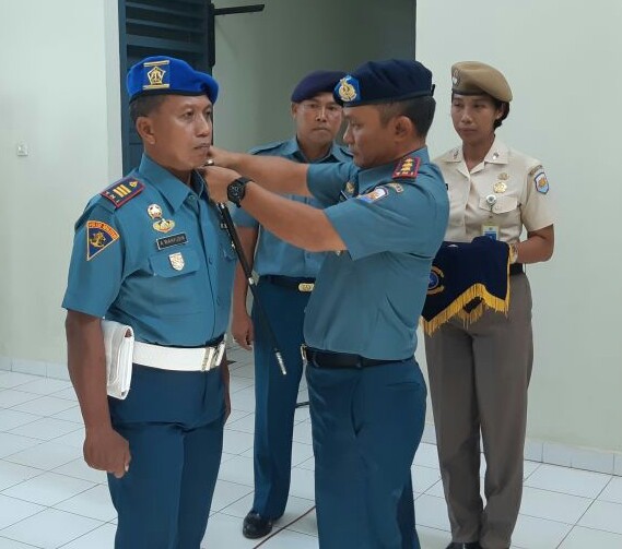 Danlanal Bengkulu Kukuhkan Dandenpomal Lanal Baru