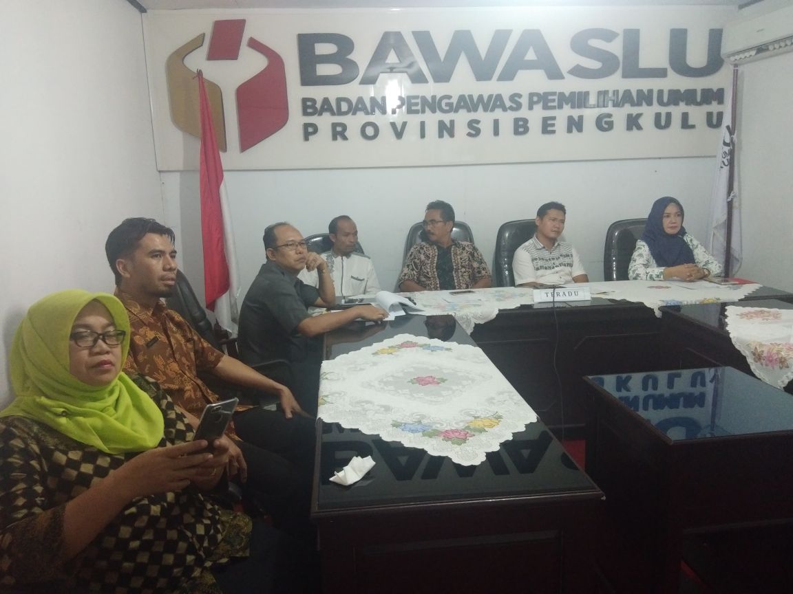 Panwaslih Kota Bengkulu Terbukti Melanggar Kode Etik