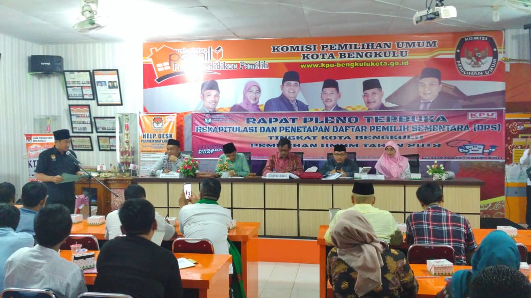 Lebaran, KPU Kota Tetapkan DPS Pemilu 2019