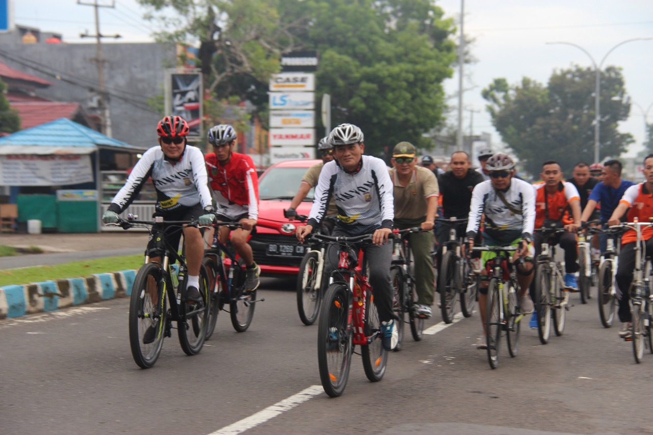 Fun Bike Polda Bengkulu Diikuti Ratusan Peserta