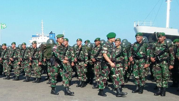 450 Prajurit Yonif 144/JY, Dikirim ke Kalimantan