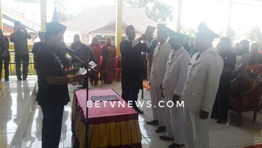 Lantik 3 Kades Benteng, Bupati Minta Tetap Netral