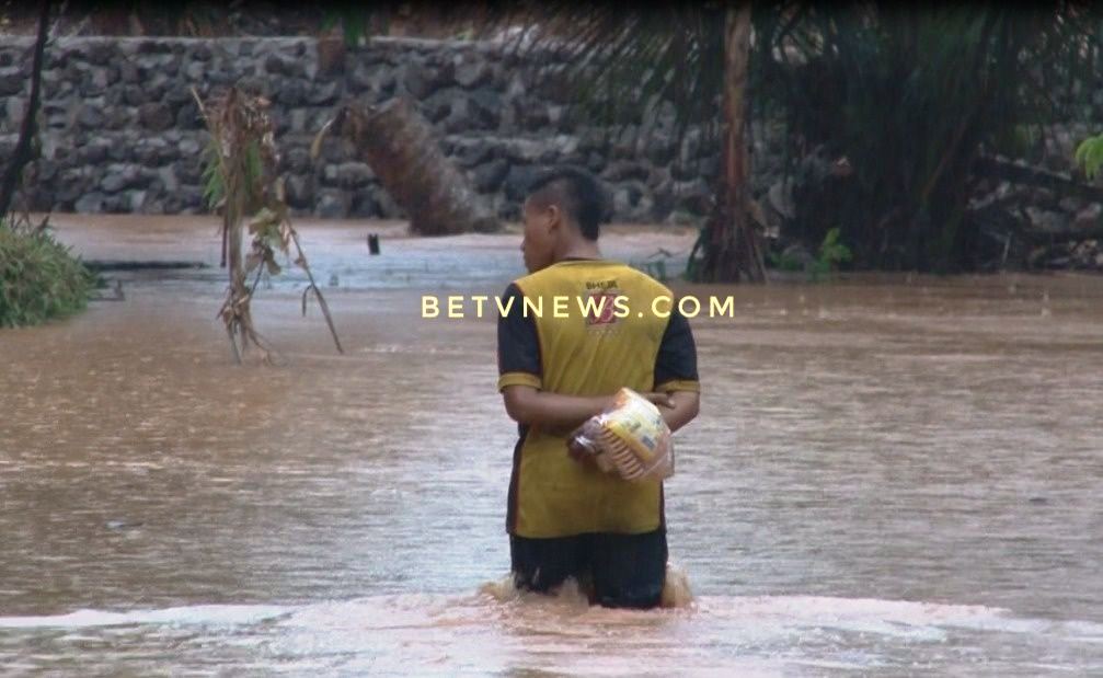 Hujan Deras, Perumahan Kemiling Permai Terendam Banjir