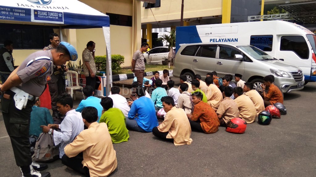 30 Pelajar Diamankan di Polres Bengkulu