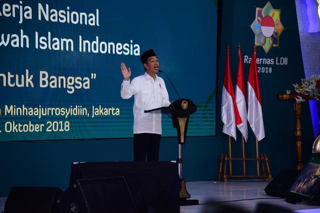 Di Rakernas LDII, Jokowi Ingatkan Jangan Ada Fitnah Jelang Pemilu