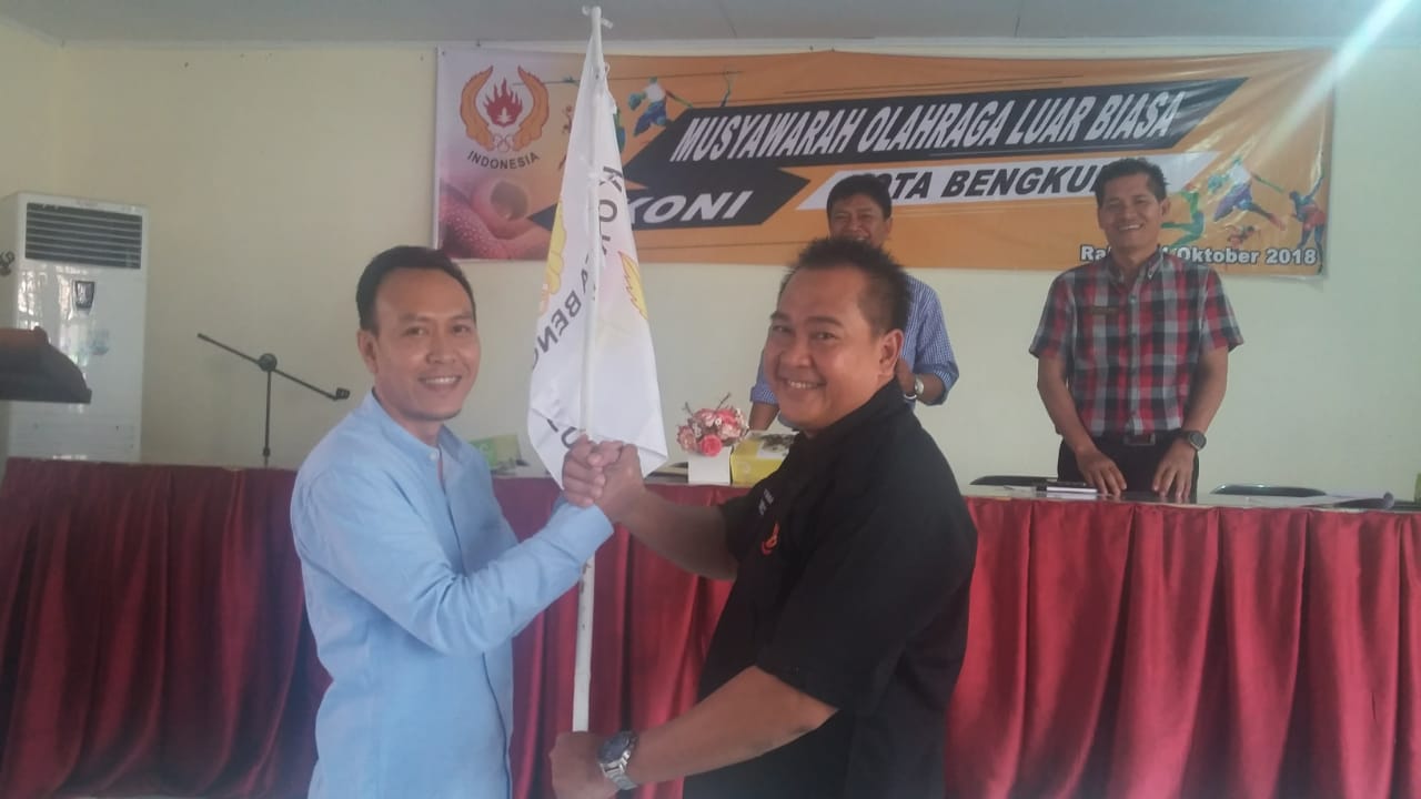 Aang Junaidi Resmi Jabat Ketua KONI Kota Bengkulu