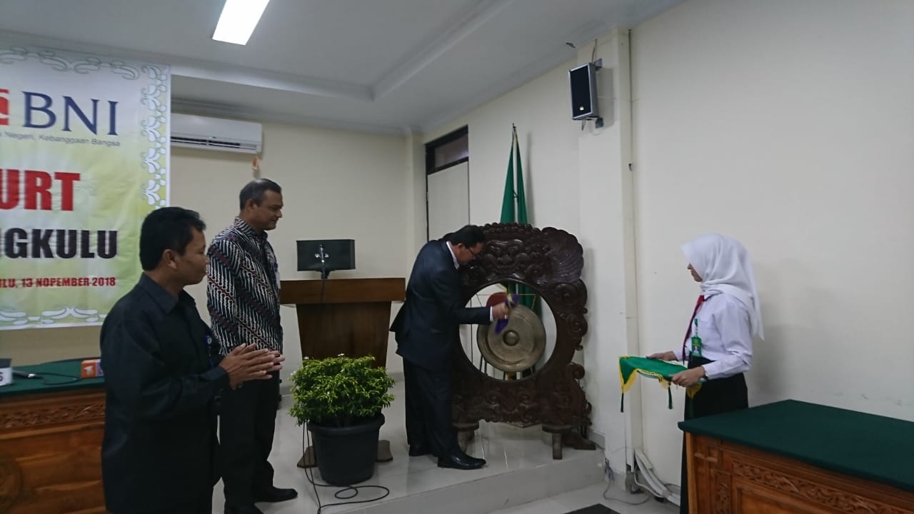 Pengadilan Negeri Bengkulu Launching Aplikasi E-Court