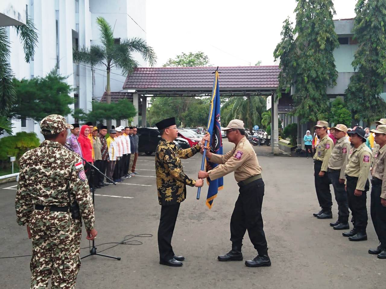 Gubernur Lepas 25 Tagana Ke Lampung