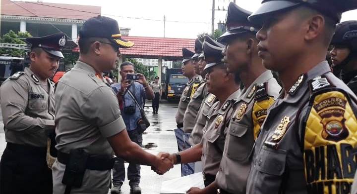 40 Anggota Polres Bengkulu Naik Pangkat