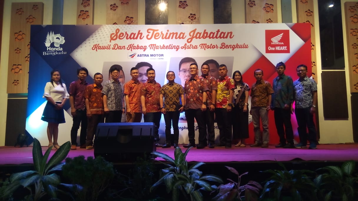 Serah Terima Jabatan Head Region Astra Motor Bengkulu