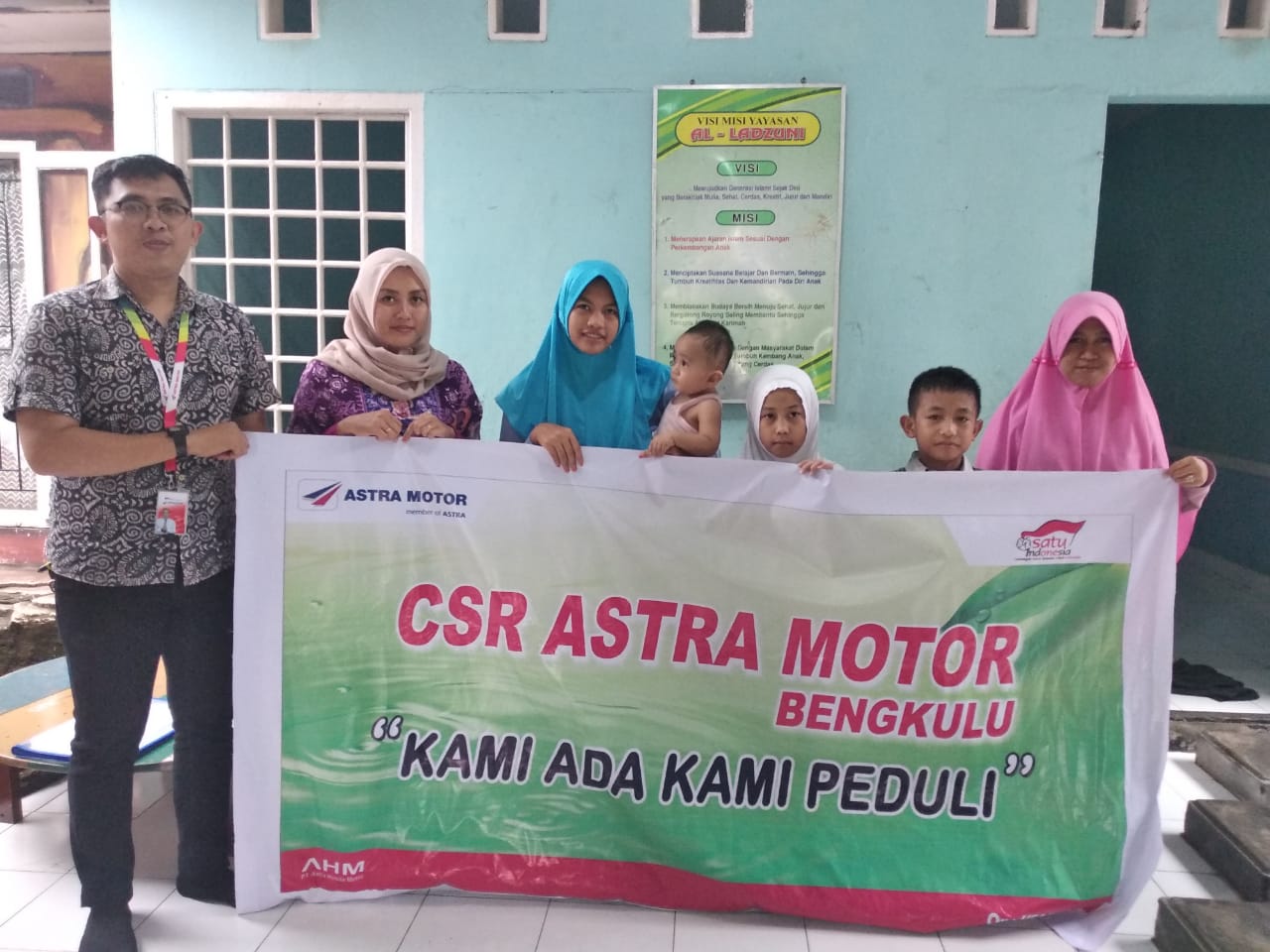 Astra Motor Bengkulu Berikan Bantuan CSR ke Panti Asuhan