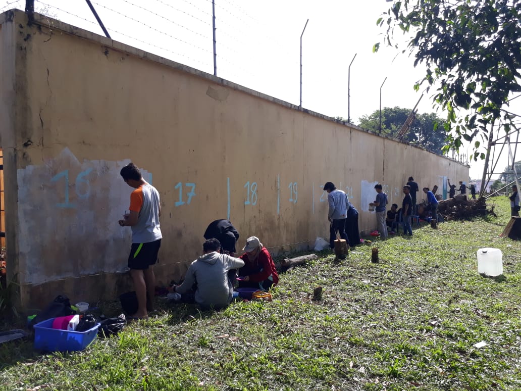 Puluhan Seniman dan Pelajar Adu Kreatifitas, di Lomba Mural KPU