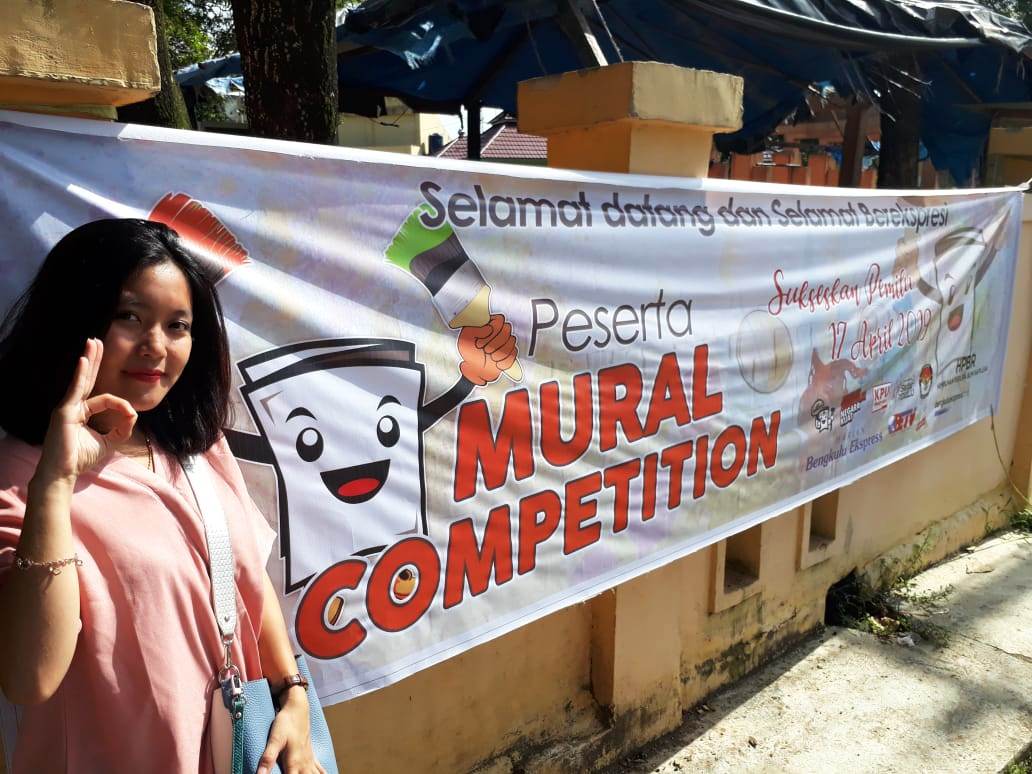 Begini Keseruan Mural Competition KPU Provinsi Bengkulu dan BETV Beken
