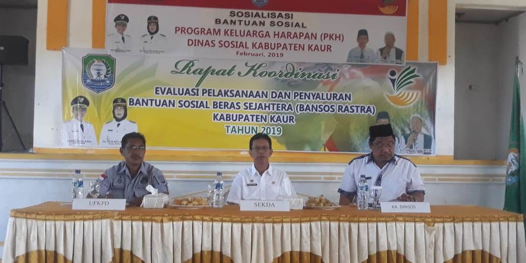 Dinsos Kaur, Mulai Sosialisasikan Rastra dan PKH