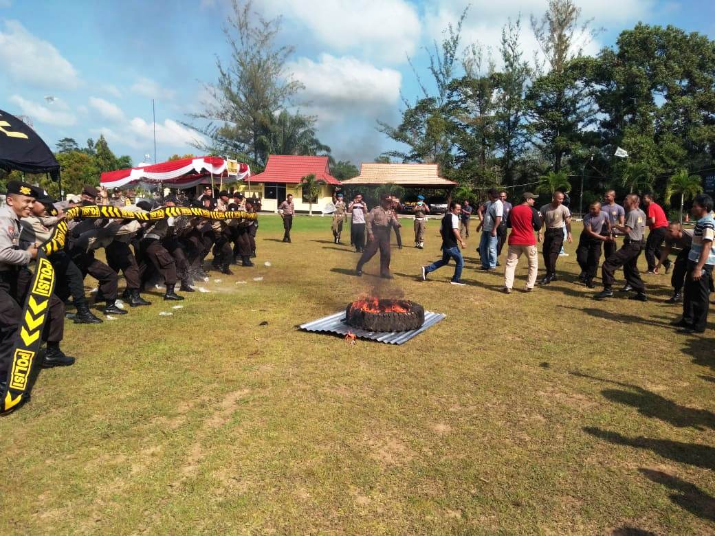 Polres Seluma Gelar Simulasi Pengamanan Pemilu