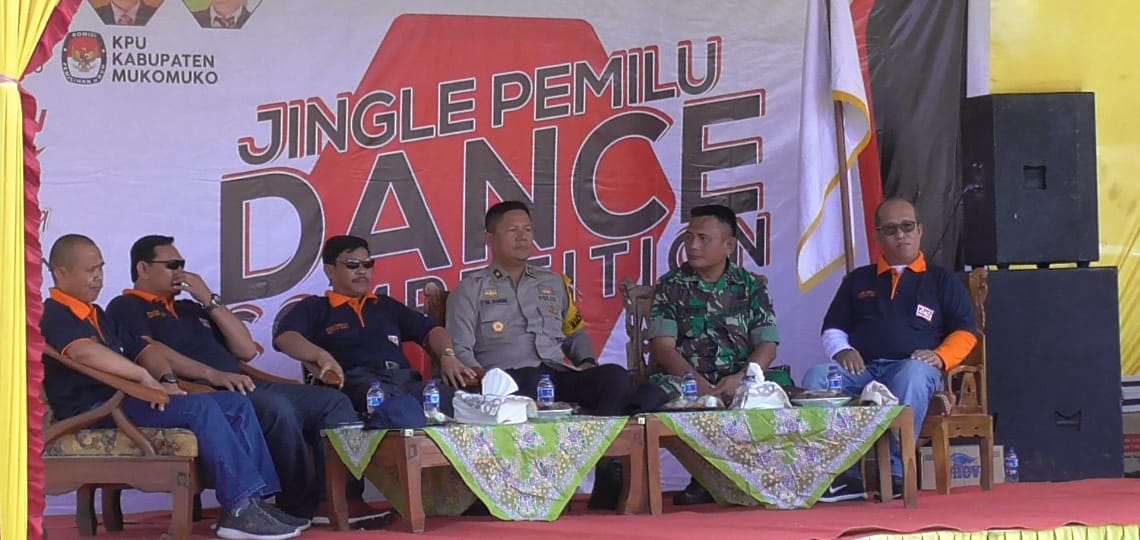 Jingle Pemilu Dance Competition dan Lagu Dangdut KPU Mukomuko Resmi Dibuka