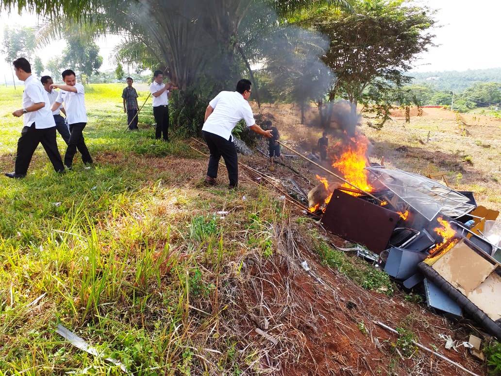 Aset Daerah Senilai Rp. 288 Juta Dimusnahkan