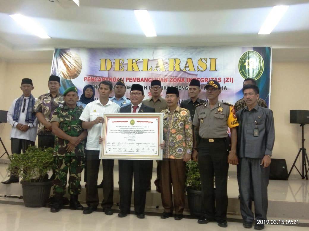 PN Bengkulu Bertekat Bangun Zona Integritas Menuju WBK dan WBBM