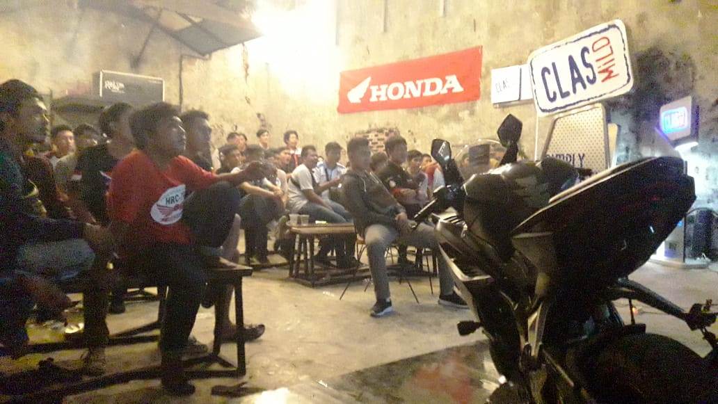 Nobar Moto GP Bersama Komunitas Honda