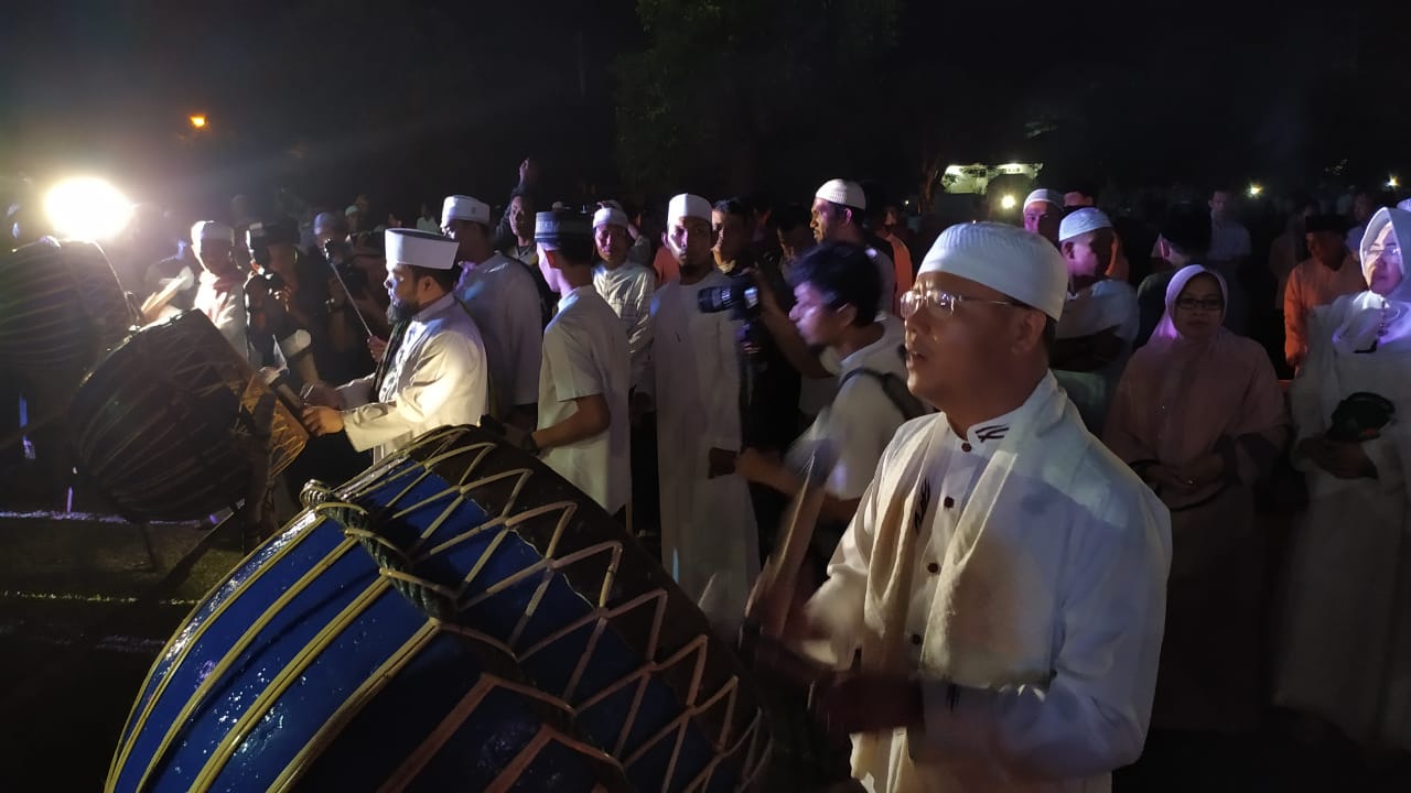 Tabuhan Bedug Gubernur dan Walikota Awali Gema Takbir 1001 Bedug