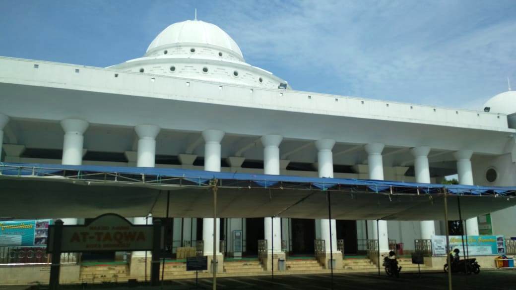 Masjid At-taqwa Siap Tampung 5000 Jamaah Salat Ied