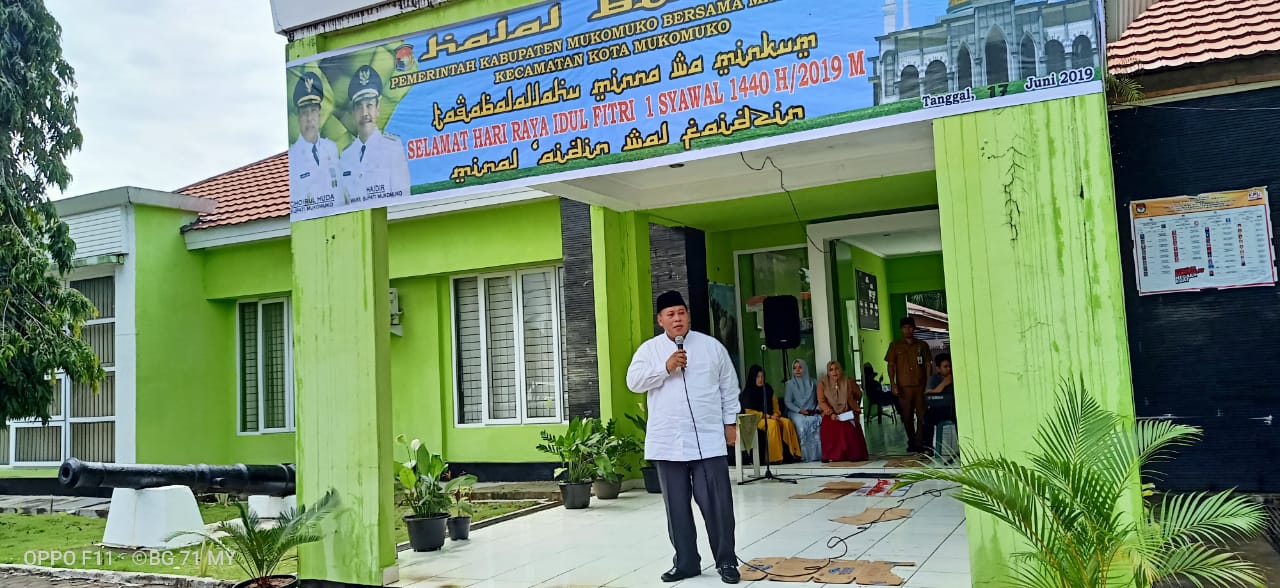 Halal Bihalal di Kecamatan Kota Bupati Ajak Jaga Kerukunan