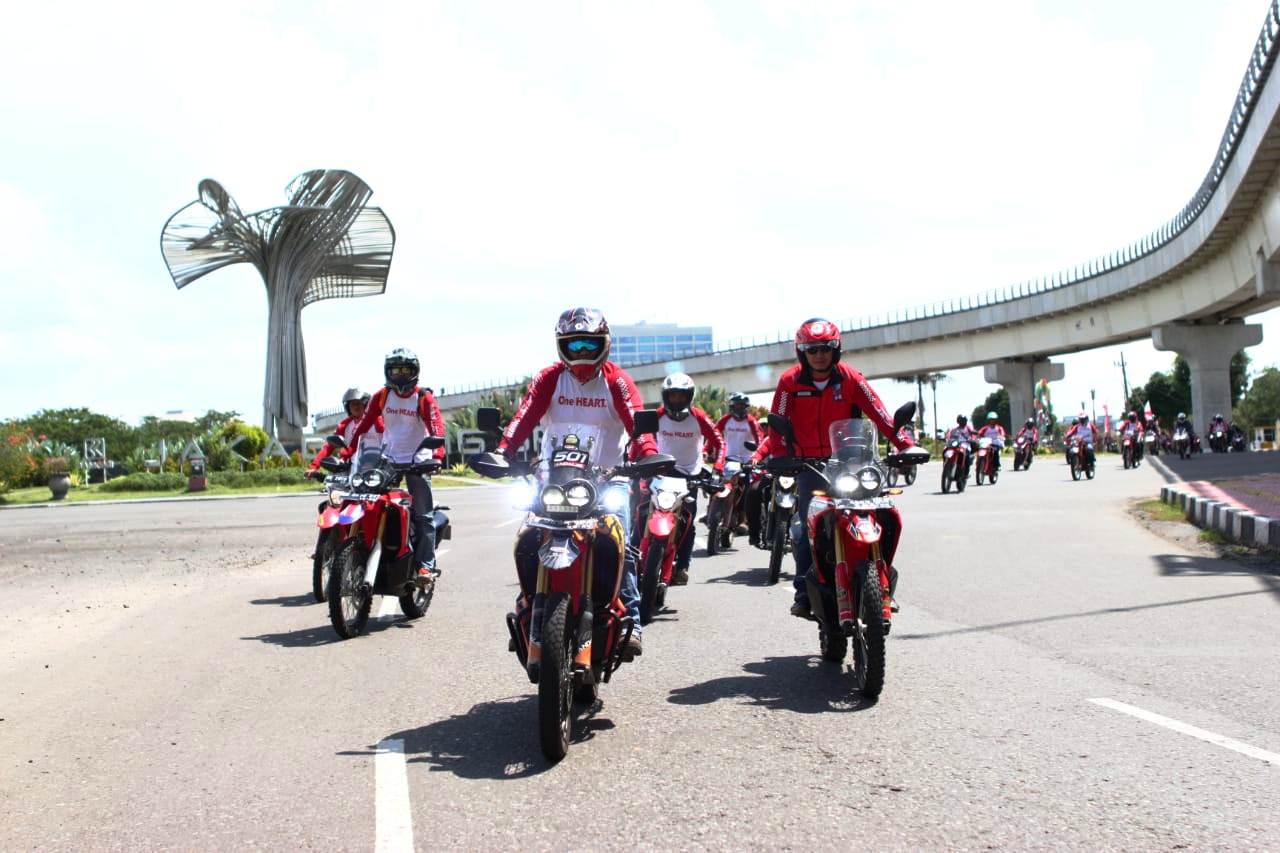 Sambut MXGP di Indonesia, 1.000 Bikers Semarakkan National Honda Roadventure