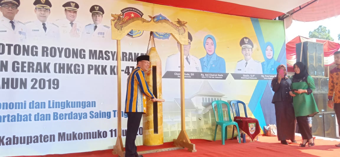 Gubernur Bengkulu Buka Pencanangan BBGRM ke-16 dan HKG ke-47