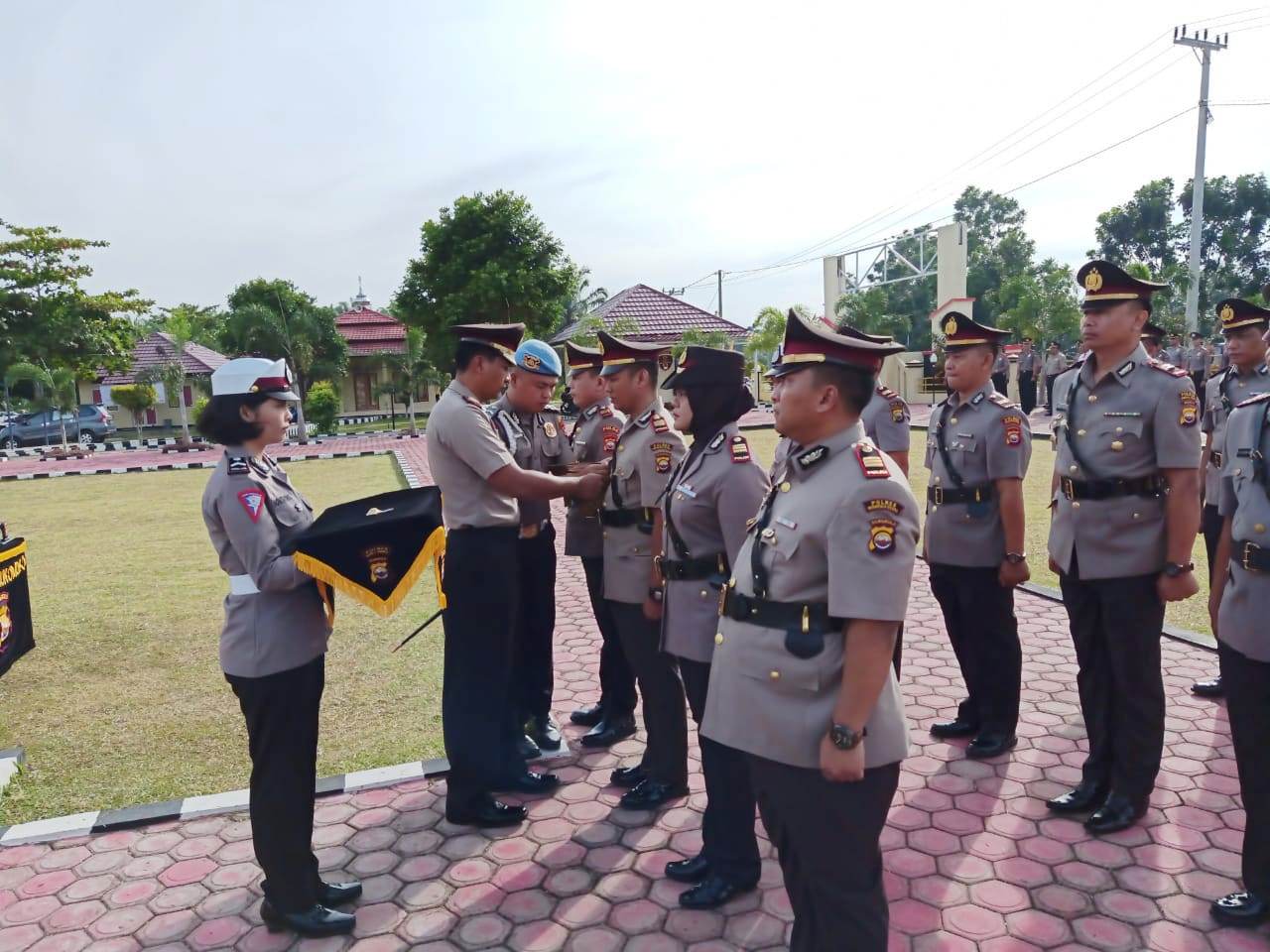 Polres Mukomuko Serah Terima Jabatan 12 Orang Perwira