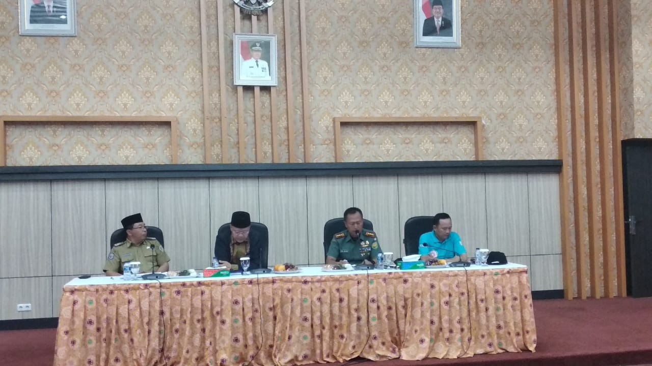 Gubernur Tunjuk Danrem 041 Gamas Jabat Ketua PB Porwil 2019