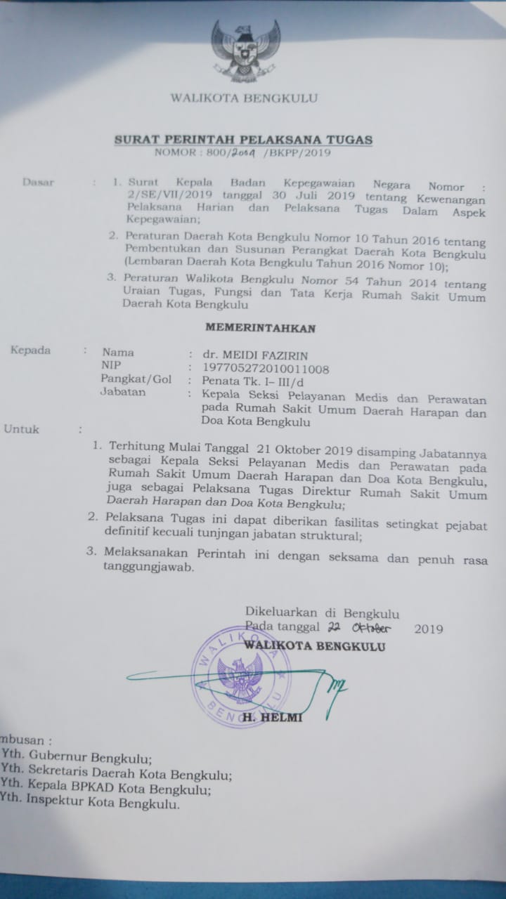 Dirut RSHD Mengundurkan Diri, Ini Alasannya