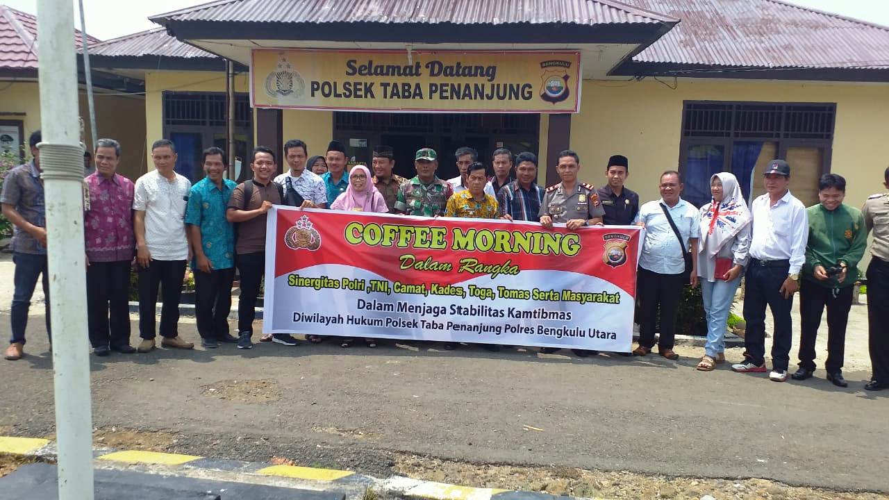 Tampung Aspirasi dan Keluhan, Polsek Taba Penanjung Gelar Coffee Morning
