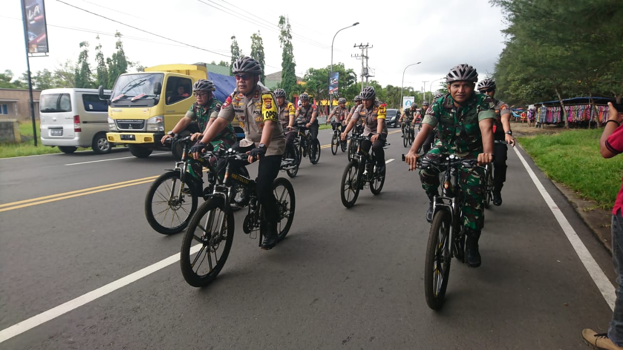 Amankan Malam Tahun Baru, Kapolda Pantau Area Wisata dengan Bersepeda