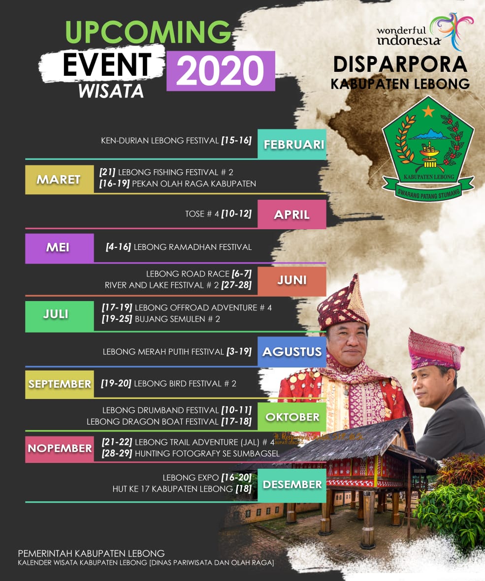 Disparpora Lebong Siapkan 16 Event Wisata Tahunan