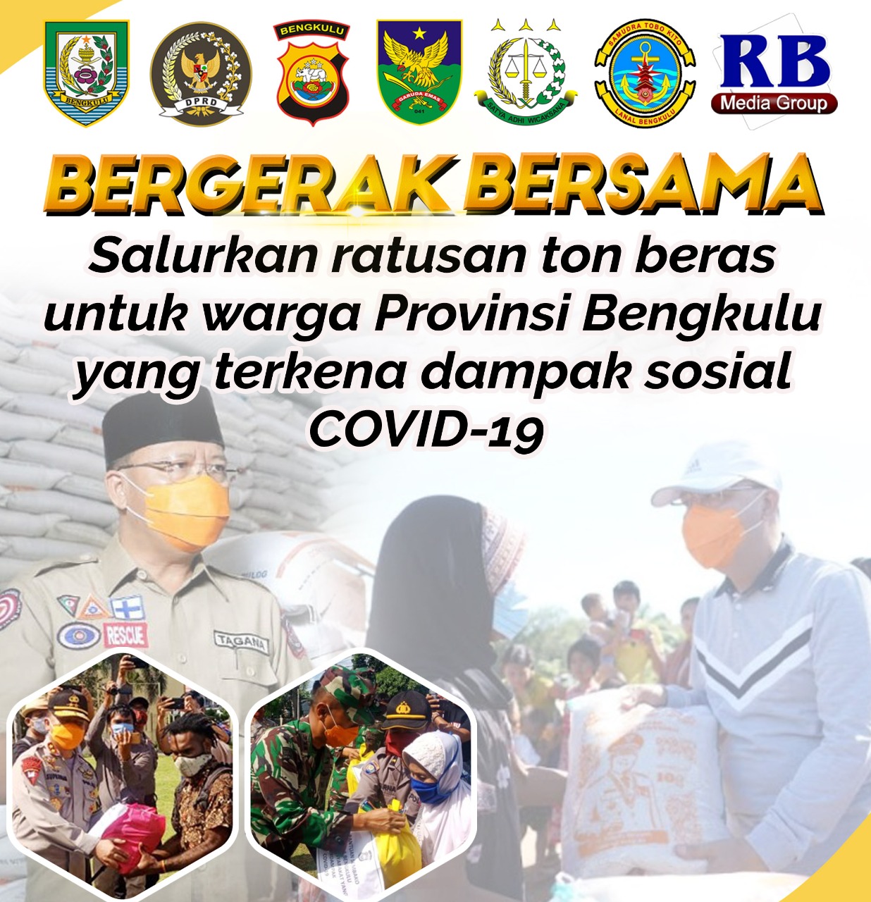 Pemprov, FKPD dan RBMG Bersama Tanggulangi Covid-19