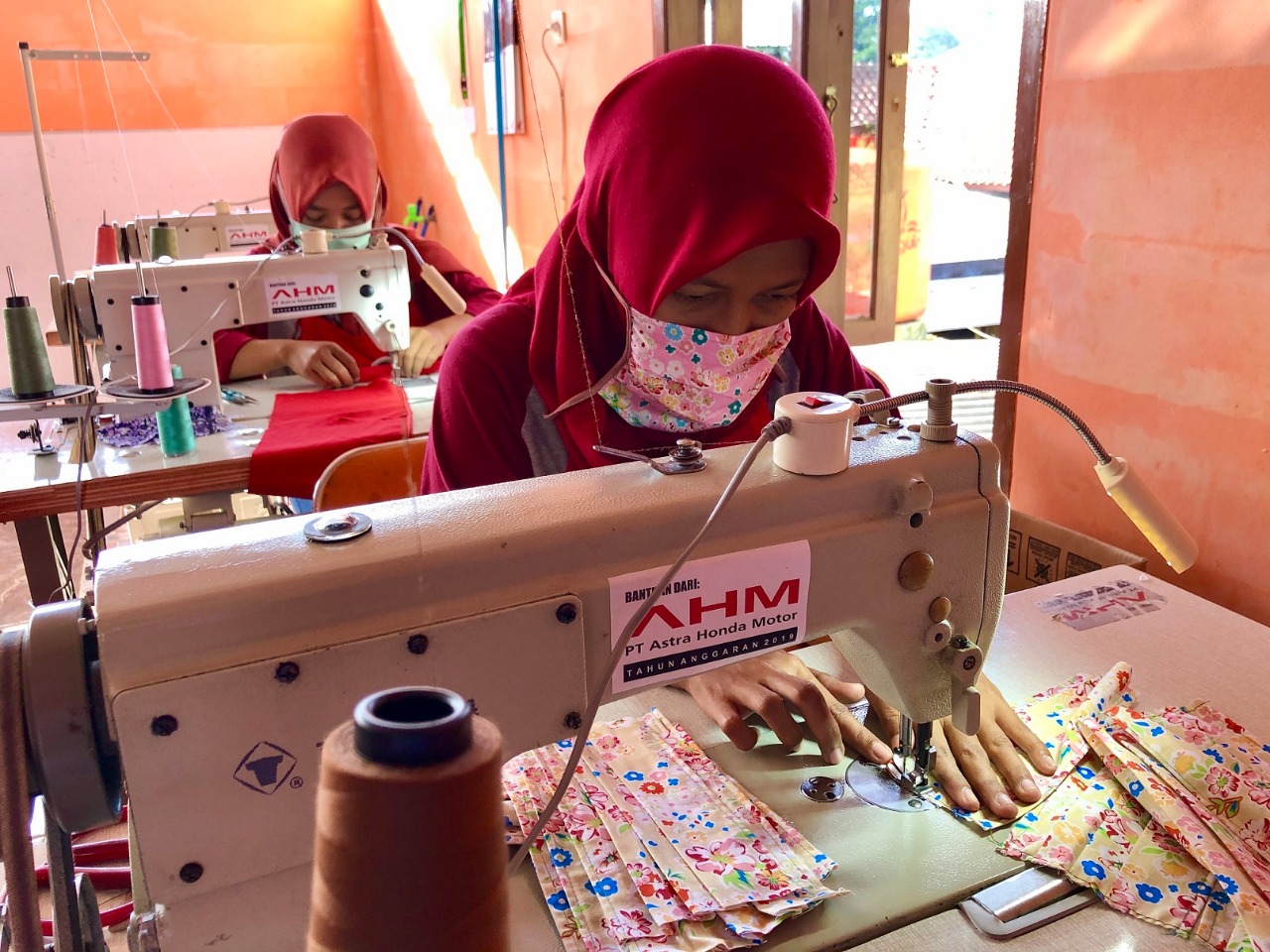 Mitra Binaan AHM Beralih Produksi Masker