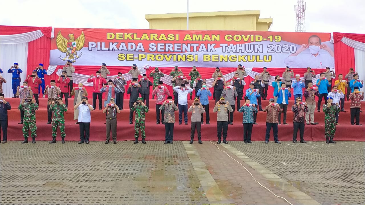 Bapaslon Pilgub Deklarasi Aman Covid-19