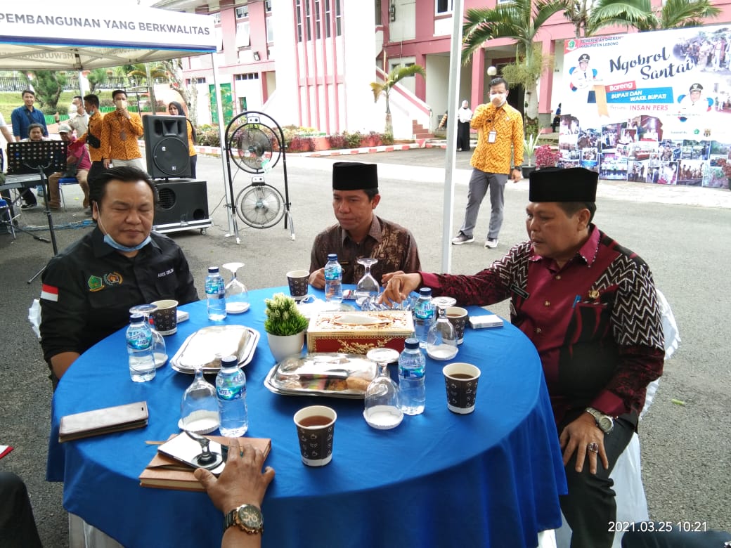 Bangun Sinergitas, Bupati “Ngobrol Santai” Bersama Wartawan