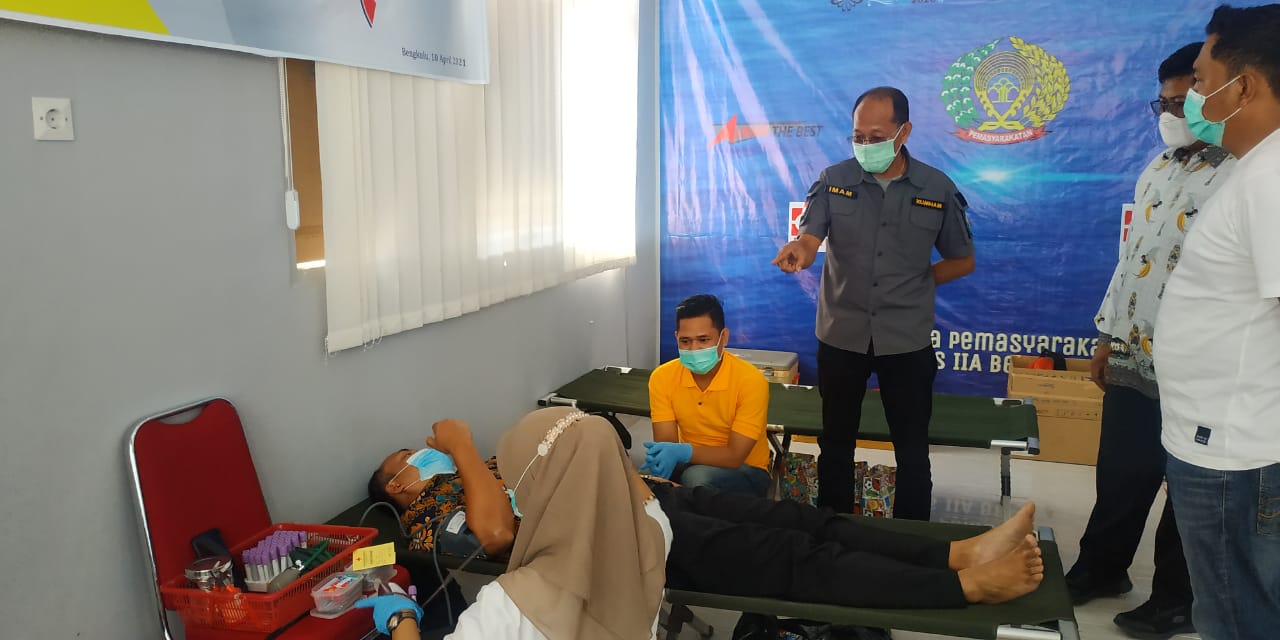 Harbak Pemasyarakatan ke-57, Lapas Bentiring Donor Darah