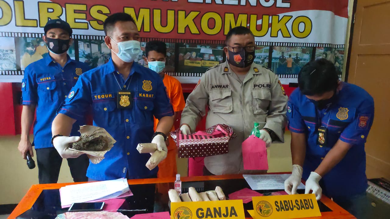 Edar Narkoba Pengantin Baru Ditangkap Polisi