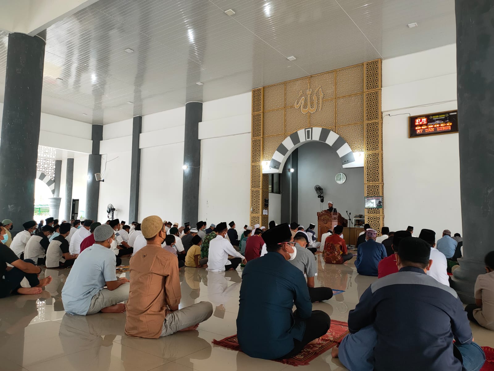 Masjid Baitul Huda Gelar Salat Idul Adha dengan Prokes