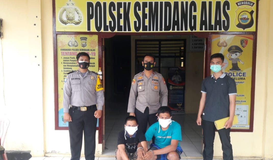 Polsek Semidang Alas Ringkus Dua Pelaku Pencurian