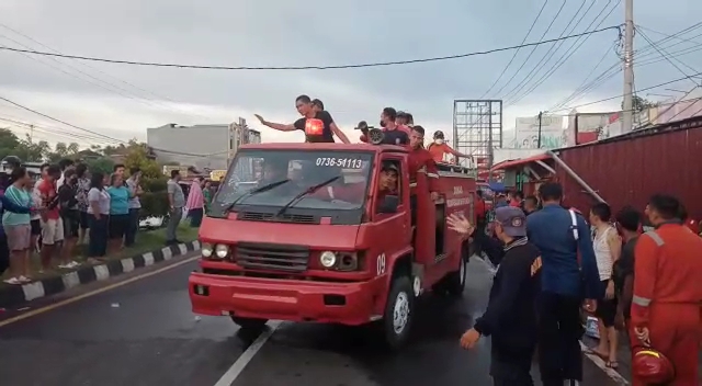 Rumah warga Pagar Dewa Ludes Dilahap Api