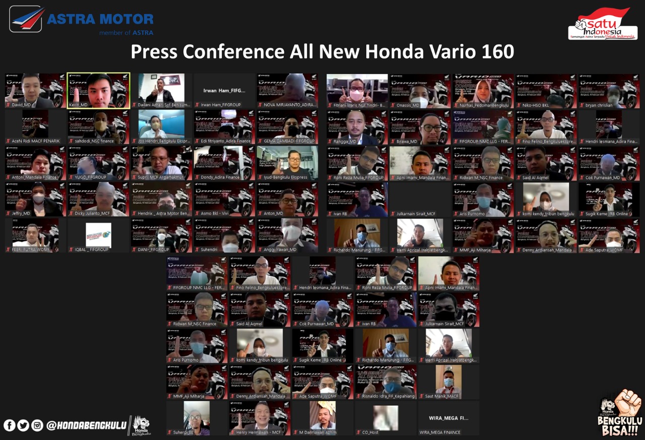 All New Honda Vario 160 Resmi Meluncur di Bengkulu