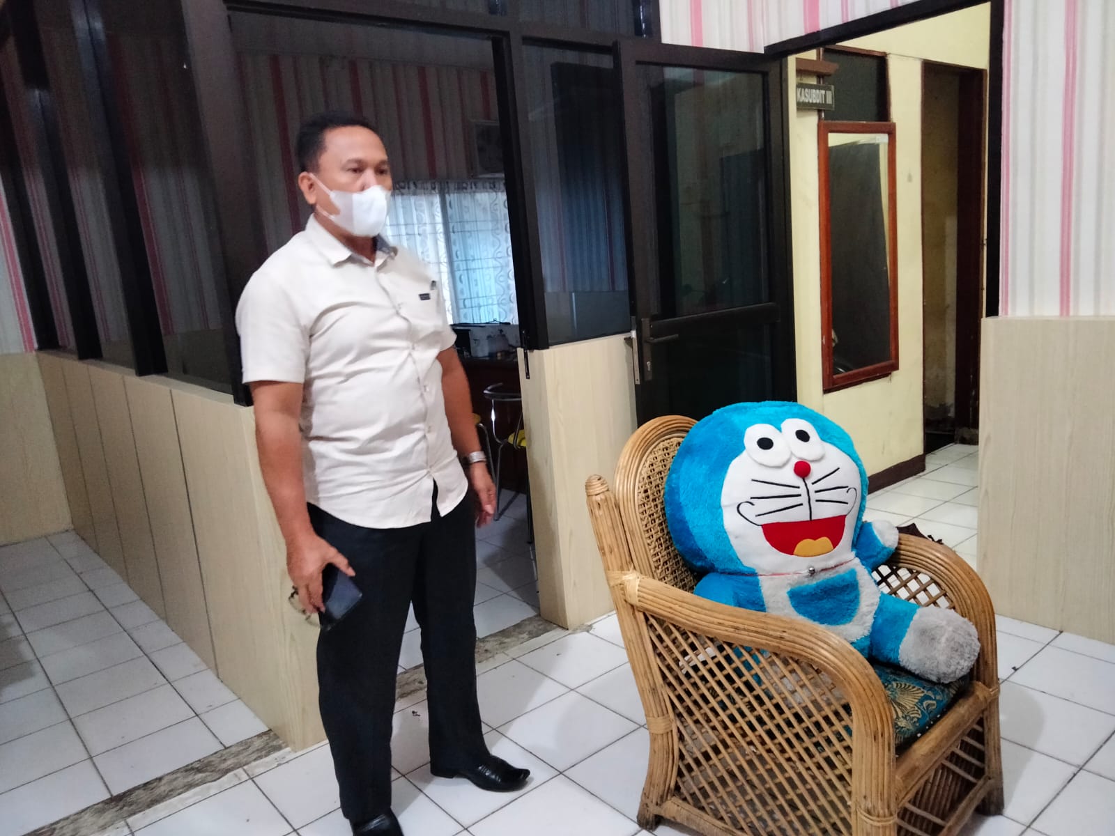 Simpan Sabu di Kantong Doraemon, Residivis Narkoba Diringkus