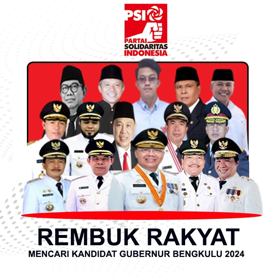 Survei PSI Bengkulu, Rohidin Kandidat Terkuat 