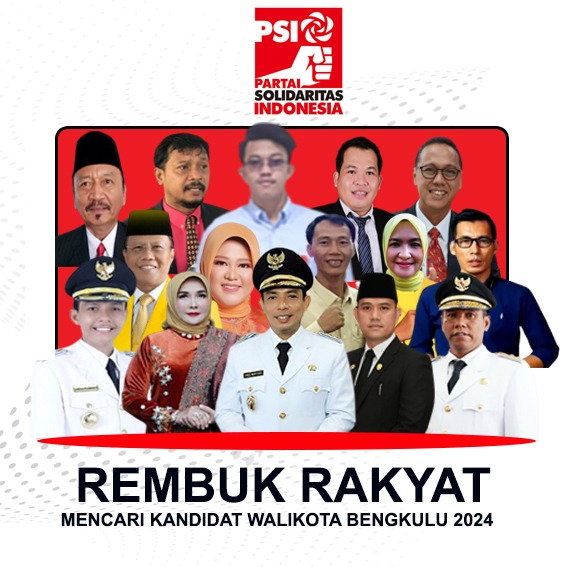 Ini 15 Kandidat Calon Walikota versi PSI Bengkulu