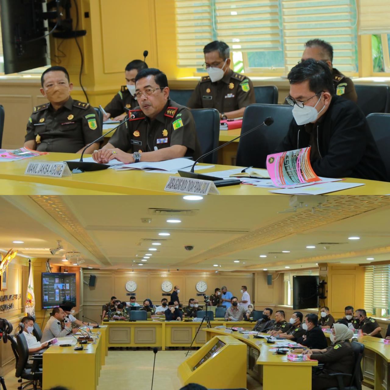 Wakil Jaksa Agung RI Menghadiri Rapat Kerja Dengan Komite I DPD RI