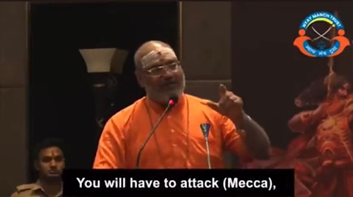 Pendeta Hindu India Yati Narsinghanand, Serukan Serang Makkah Rebut Ka’bah